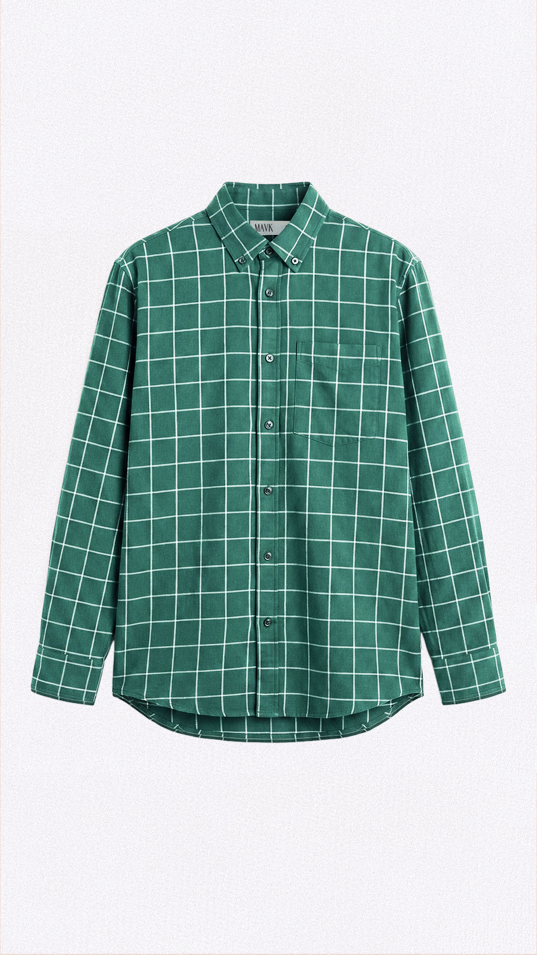 Checkered Cotton Linen Shirt