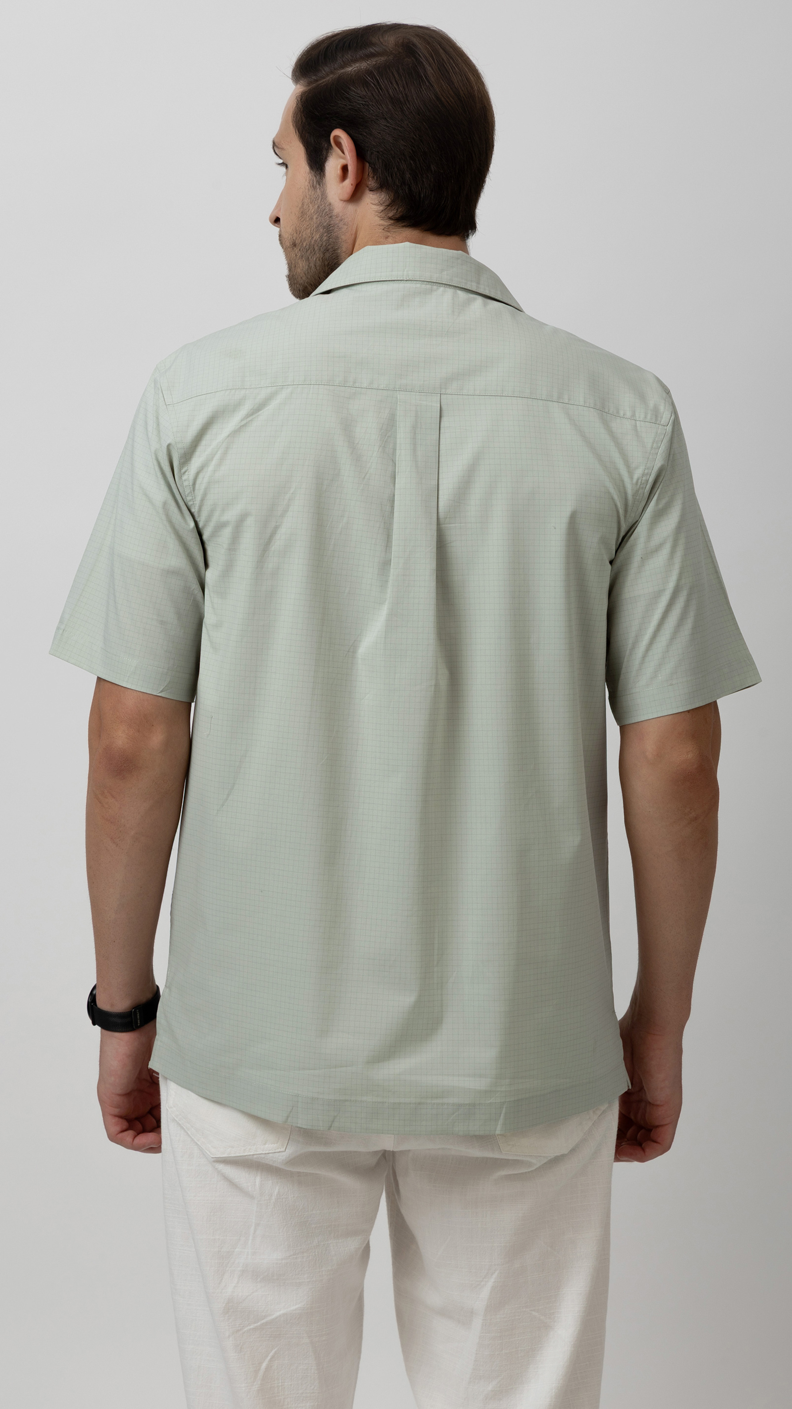 Camp Collar Cotton Lounge Shirt view 6
