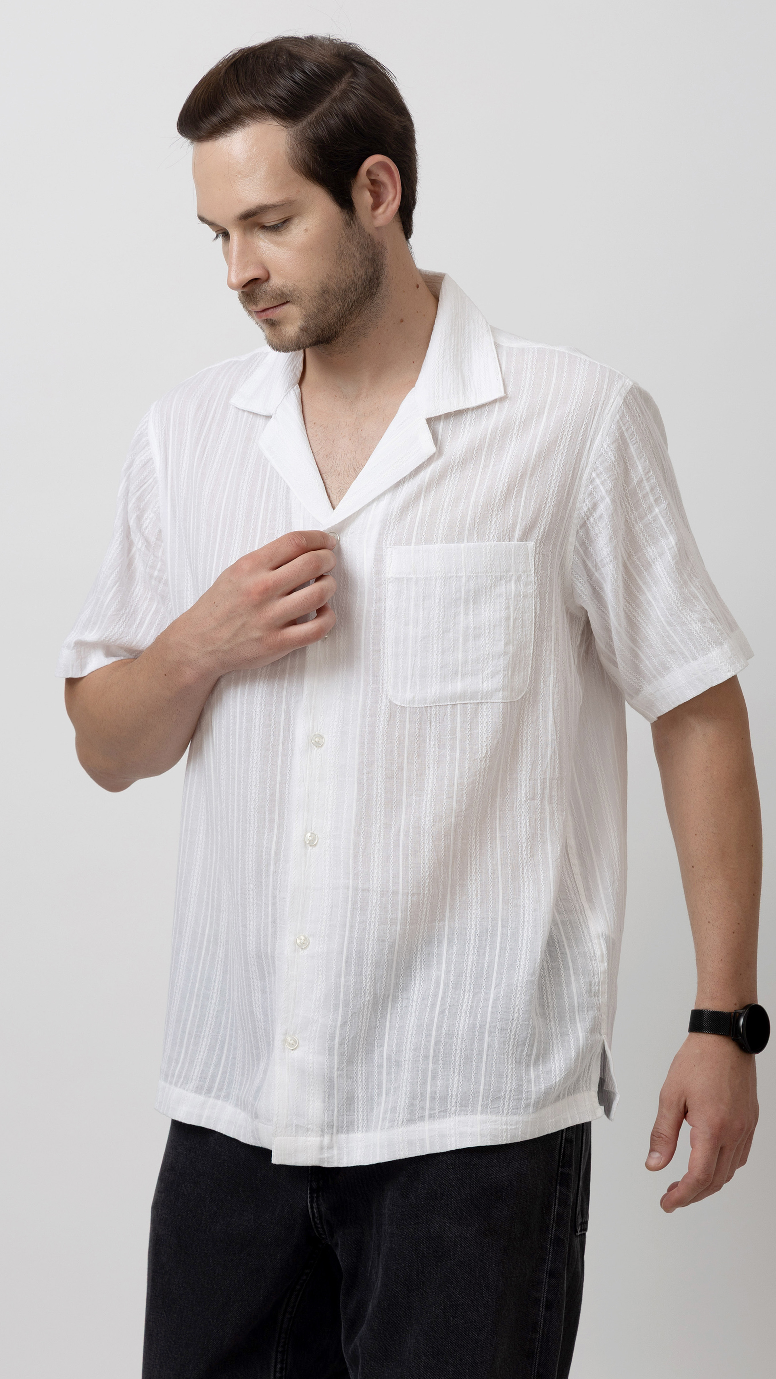 Textured Short Sleeve Shirt view 6