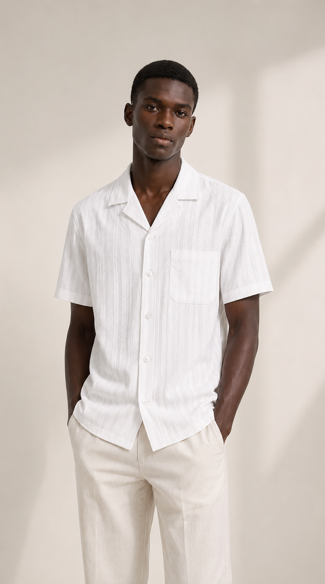 Textured Short Sleeve Shirt alternate