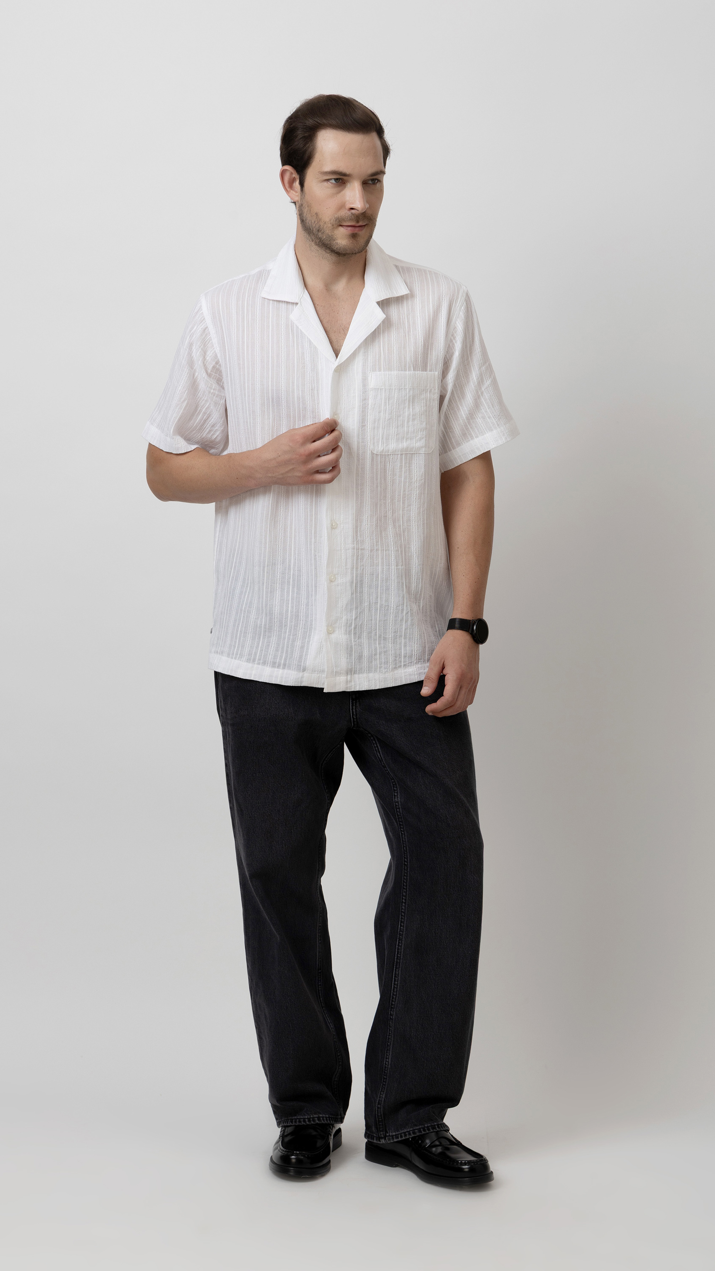 Textured Short Sleeve Shirt view 1