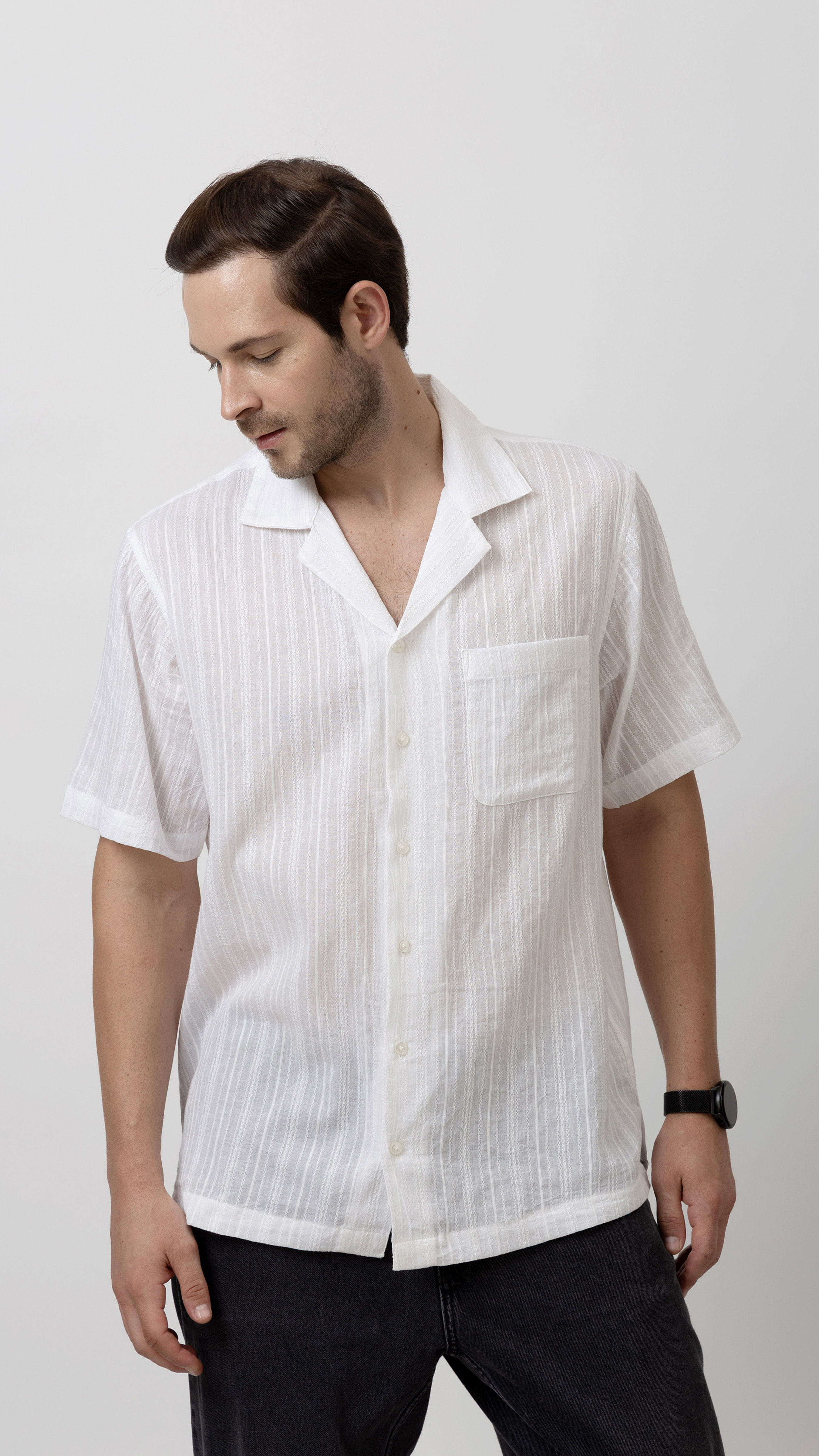 Textured Short Sleeve Shirt view 4