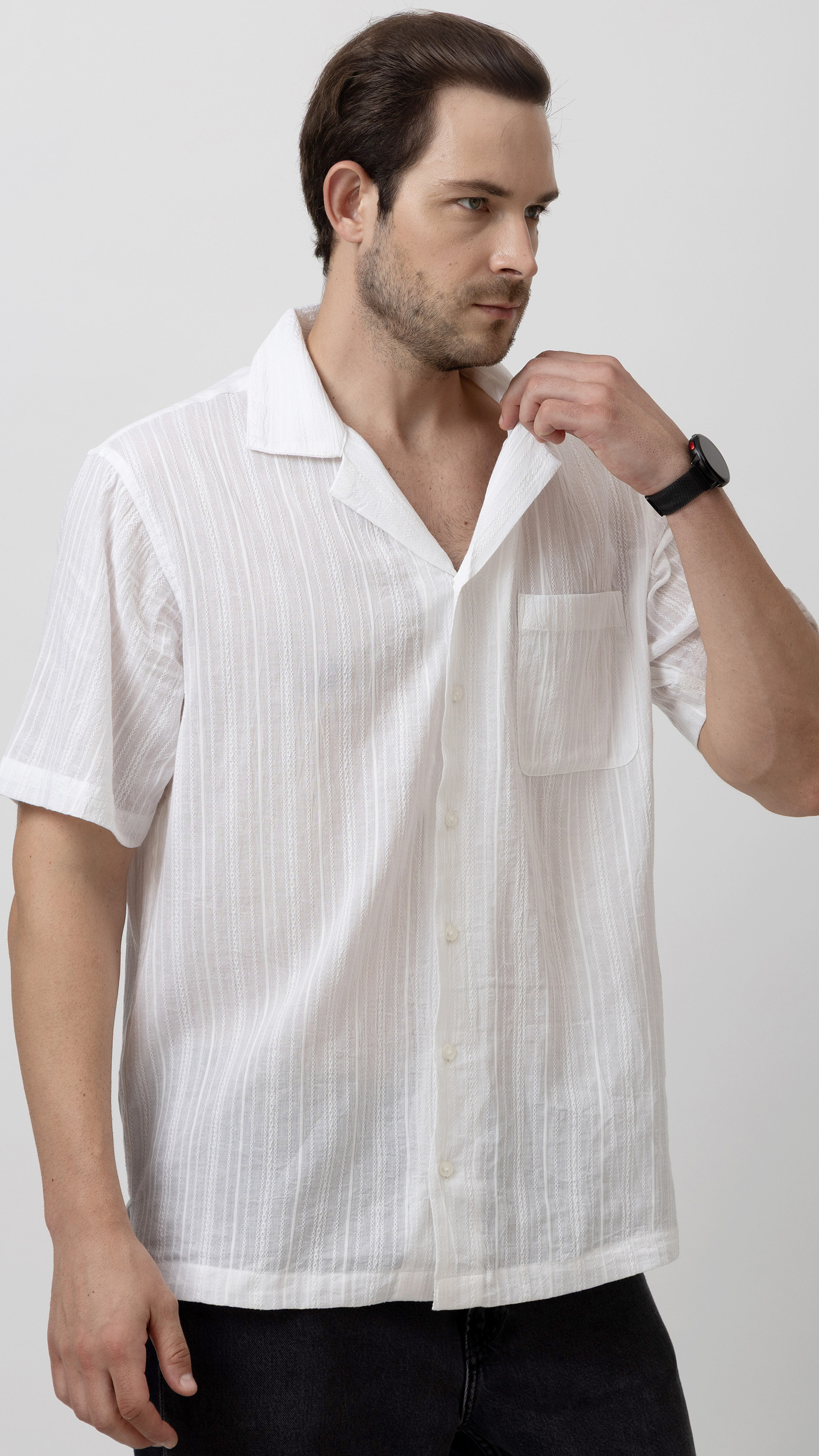 Textured Short Sleeve Shirt view 5