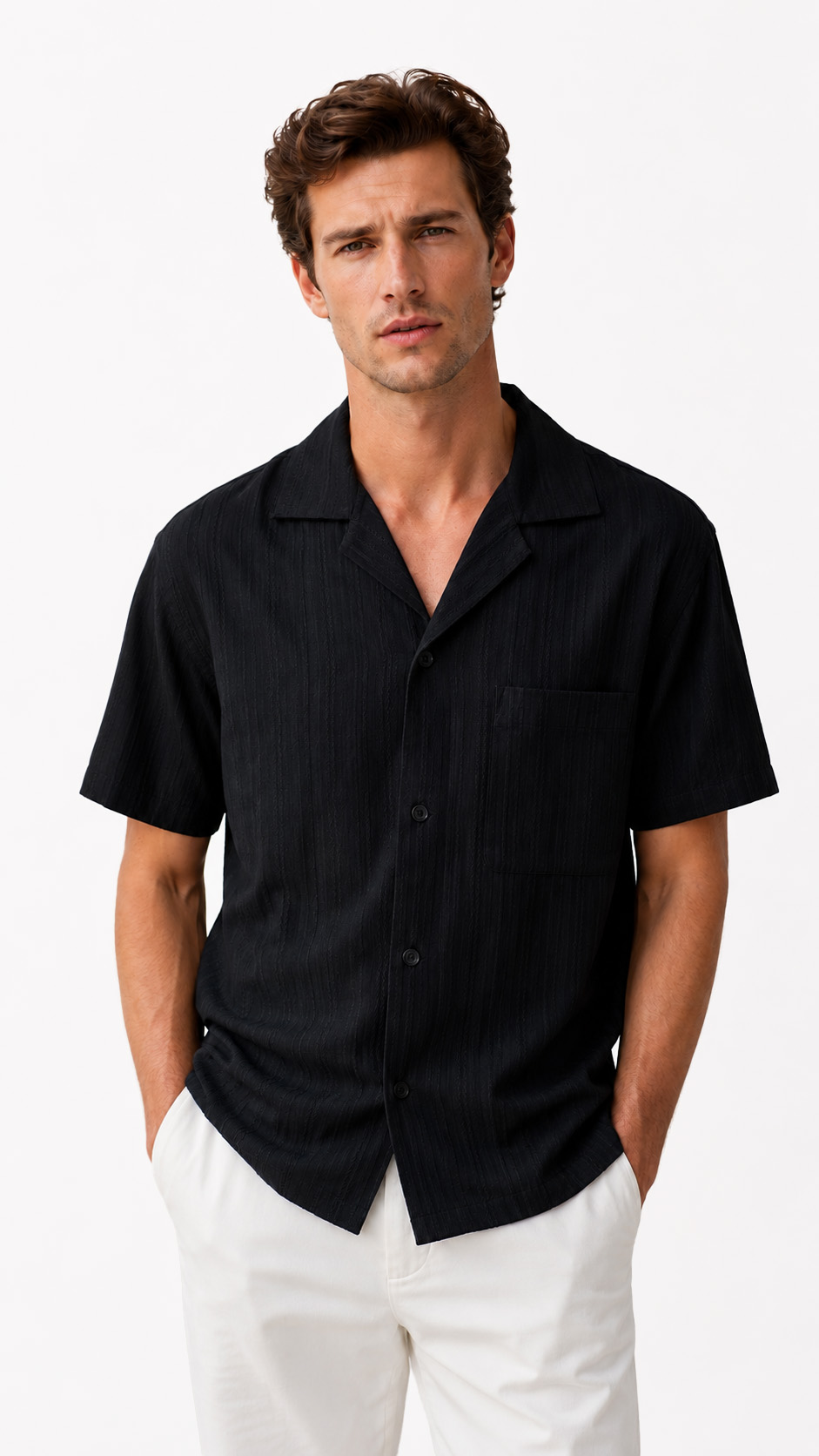Textured Short Sleeve Shirt alternate
