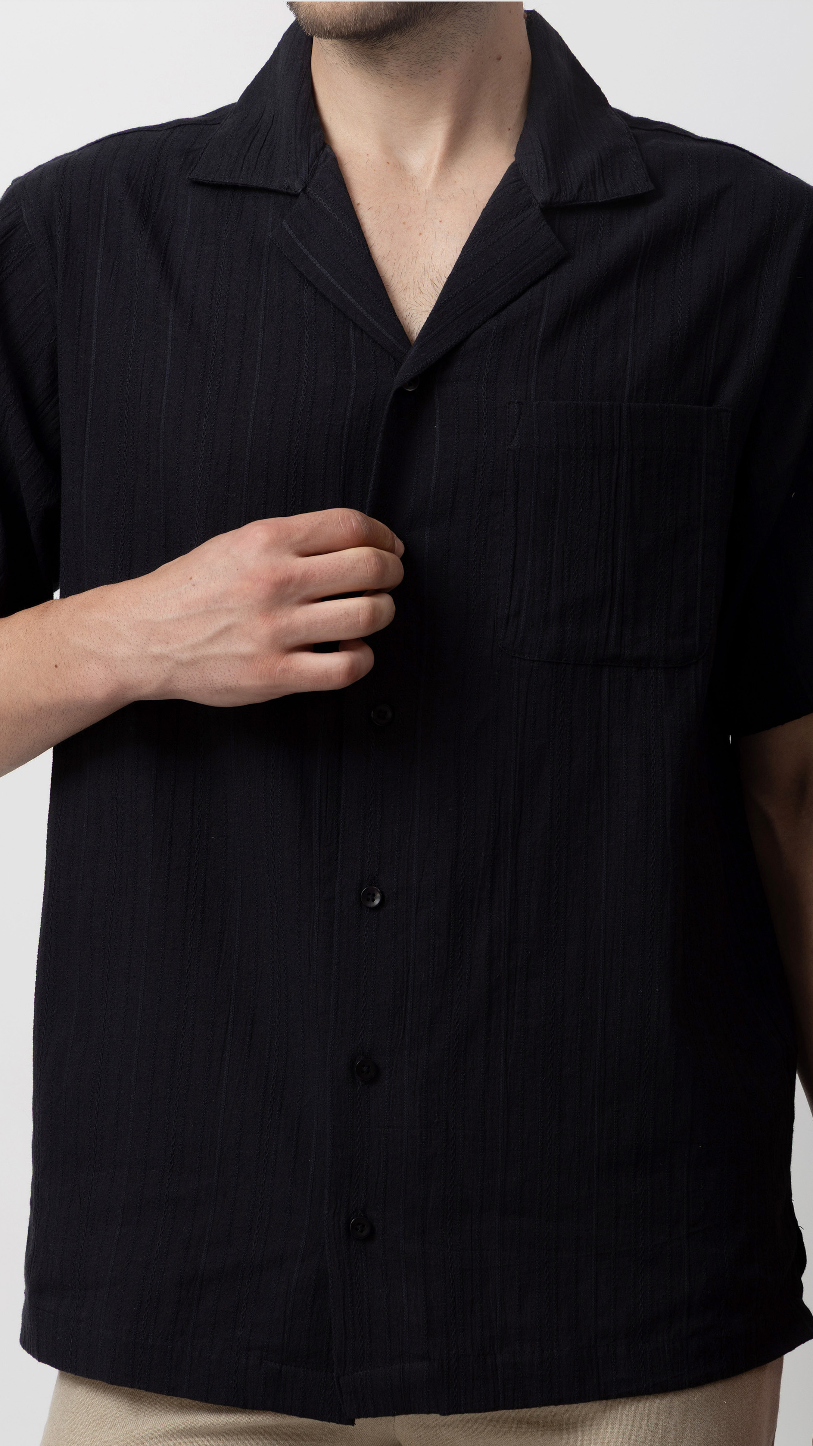 Textured Short Sleeve Shirt view 5