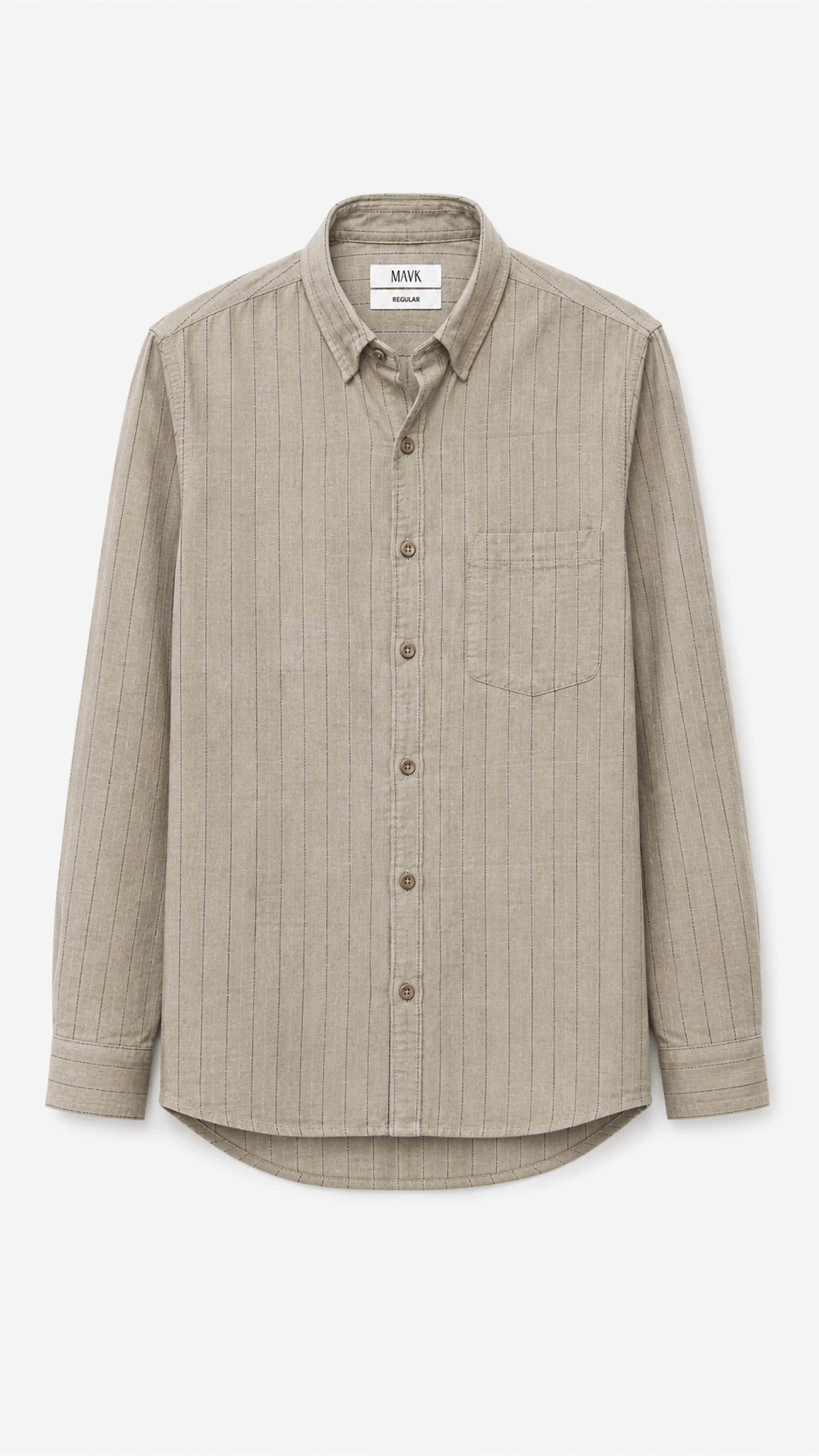 Linen Blend Regular Fit Shirt view 7
