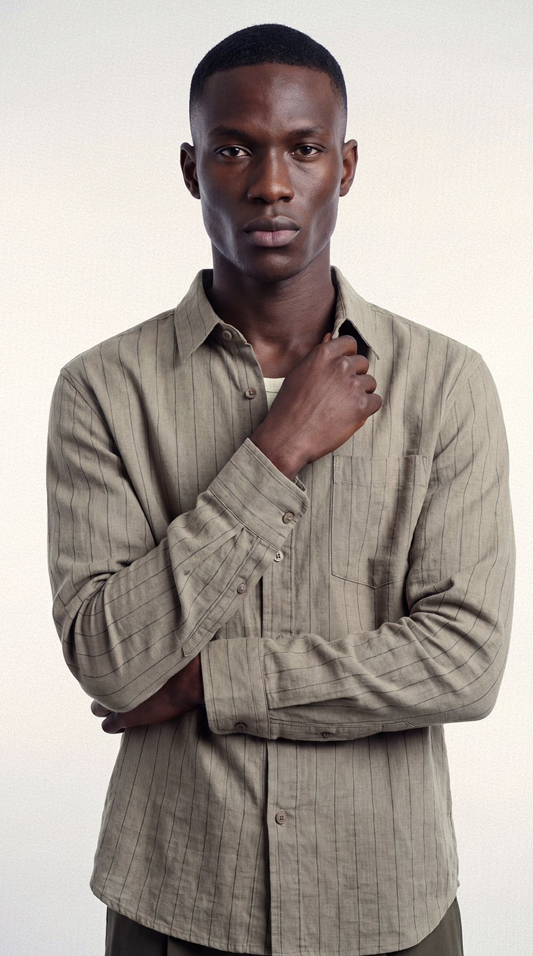 Linen Blend Regular Fit Shirt alternate