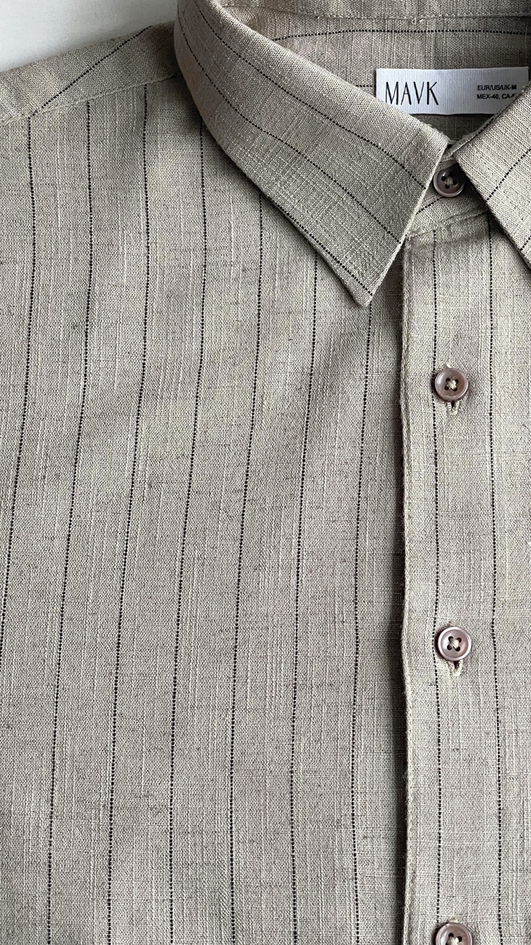 Linen Blend Regular Fit Shirt view 6