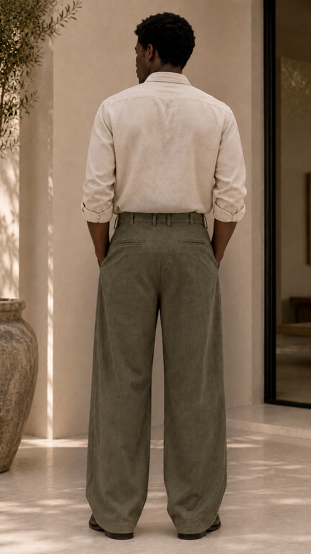 Pleated Trousers view 3