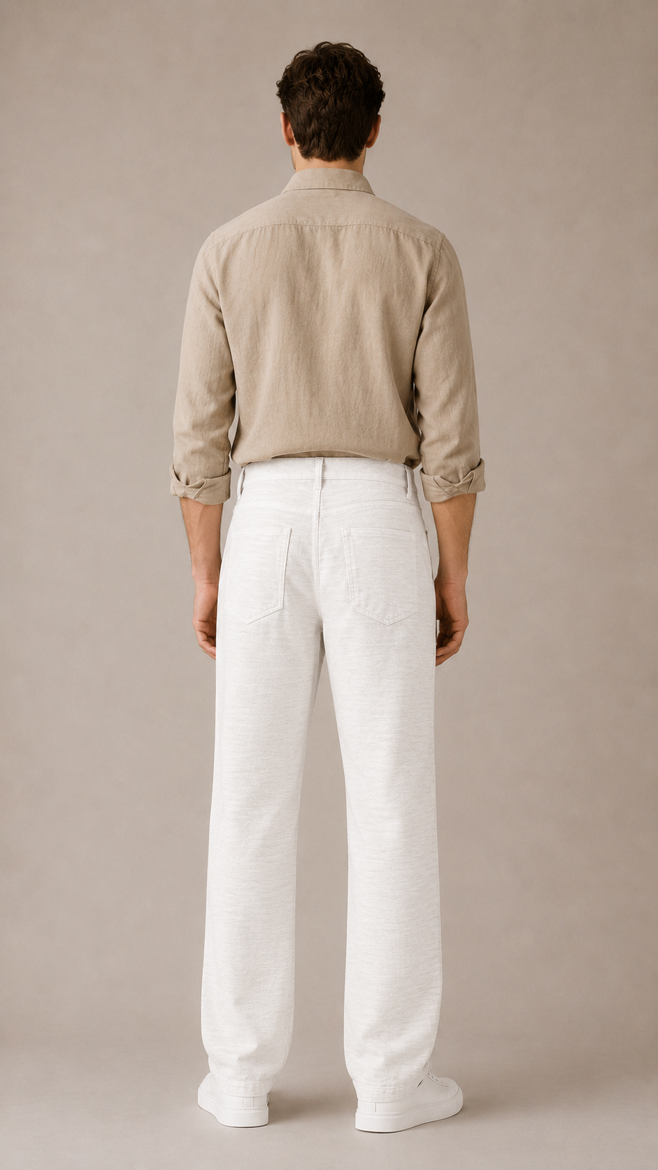 Cotton Regular Fit Trousers view 4